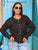 Bijou Novelty Button Cardigan - Black