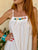 White Gemstone Maxi Dress
