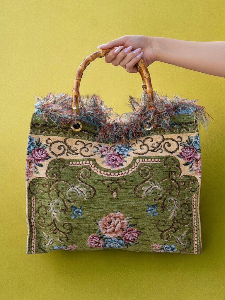Sage Tapestry Bag