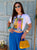 Azure Blue Viscose Balloon Trousers