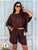 Mocha Coast Co-Ord - incl necklace & belt