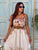 White Blossom Butterfly Maxi Dress