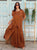 Chocolat Cascade Silk Satin Co-Ord Set