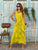 Limoncello Pure Silk Ruffle Dress