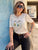 Dolce Pony Embellished Tee - Stone