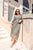 Khaki Cardi Pleated Set