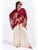 Bordeaux Cherry Blossom Pure Silk Set