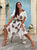 Cocoa Fern Embroidered Shirt Dress - Love my Body