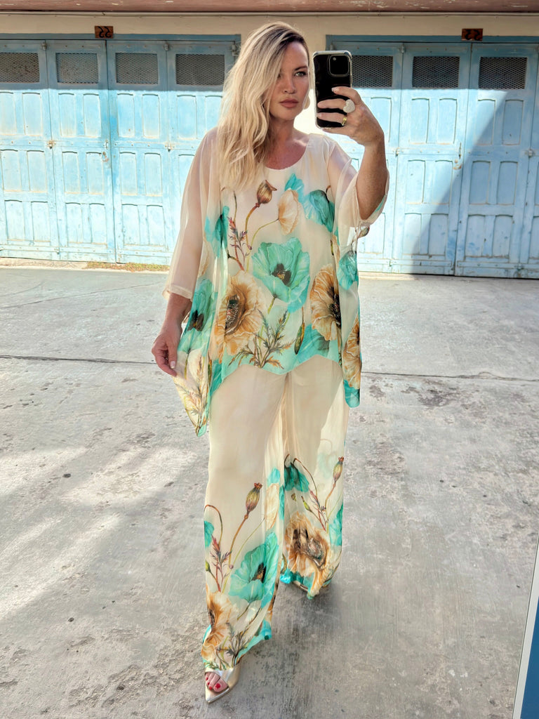 Acqua Poppy Silk Set