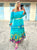 Acqua Tuscan Silk Sunflower Dress