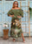 Verde Palazzo Pure Silk Maxi Dress