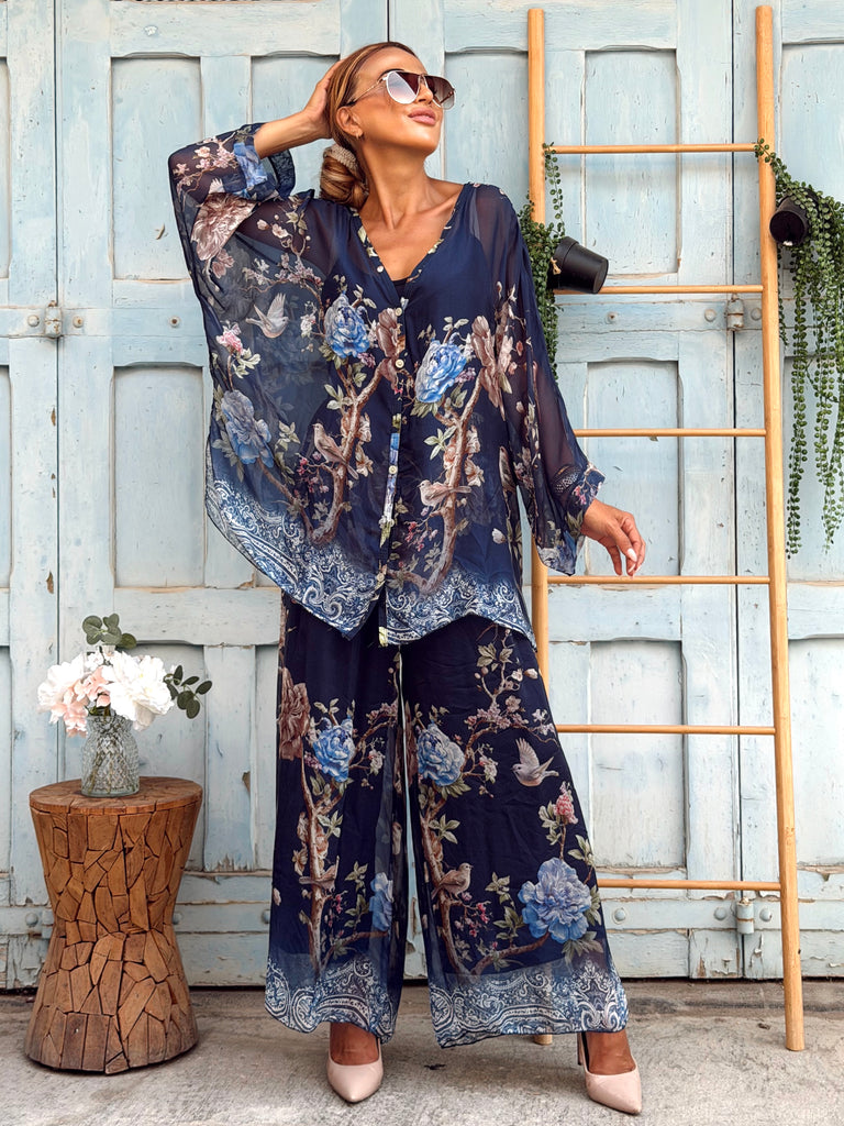 Blu Botanica Pure Silk Set