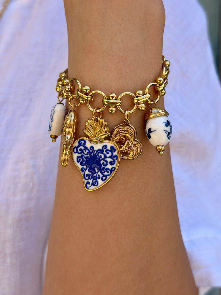 Azure Amore Charm Bracelet