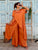 Arancia Cascade Silk Satin Co-Ord Set
