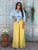 Custard Airflow Viscose Trousers