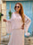 Élise Atelier cape Luxe Pure Silk Two-Piece Set - Blush