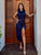 Navy Wrap Dress