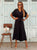 Noir Silhouette Tencel Maxi Dress - Bougie Collection