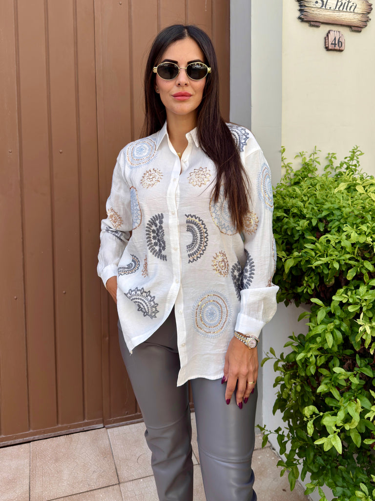 Alberobello Embroidered Shirt