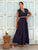 The Navy Elara Tiered Maxi Dress - Love my Body
