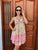 Gold and Pink Sunspell Boho Dress