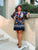 Navy Autumn Vibe Viscose Dress