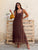 Emilia Plaited Strap Pure Silk Maxi Dress