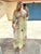 Mint and Mocha Boho Maxi Dress