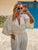 The Capri Cotton Tunic Set - Ivory