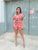 Bold Ikat Belted Playsuit