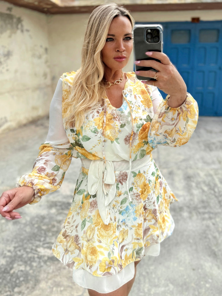 Sunny Chiffon Mini Dress