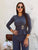Duvienne Buckle Co-ord Charchoal Grey