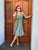 Olive Strappy Midi Dress