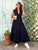 Midnight Muse Wrap Maxi Dress
