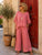 Dirty Pink Linen & Silk Trim Co-Ord
