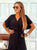 Noir Silhouette Tencel Maxi Dress - Bougie Collection
