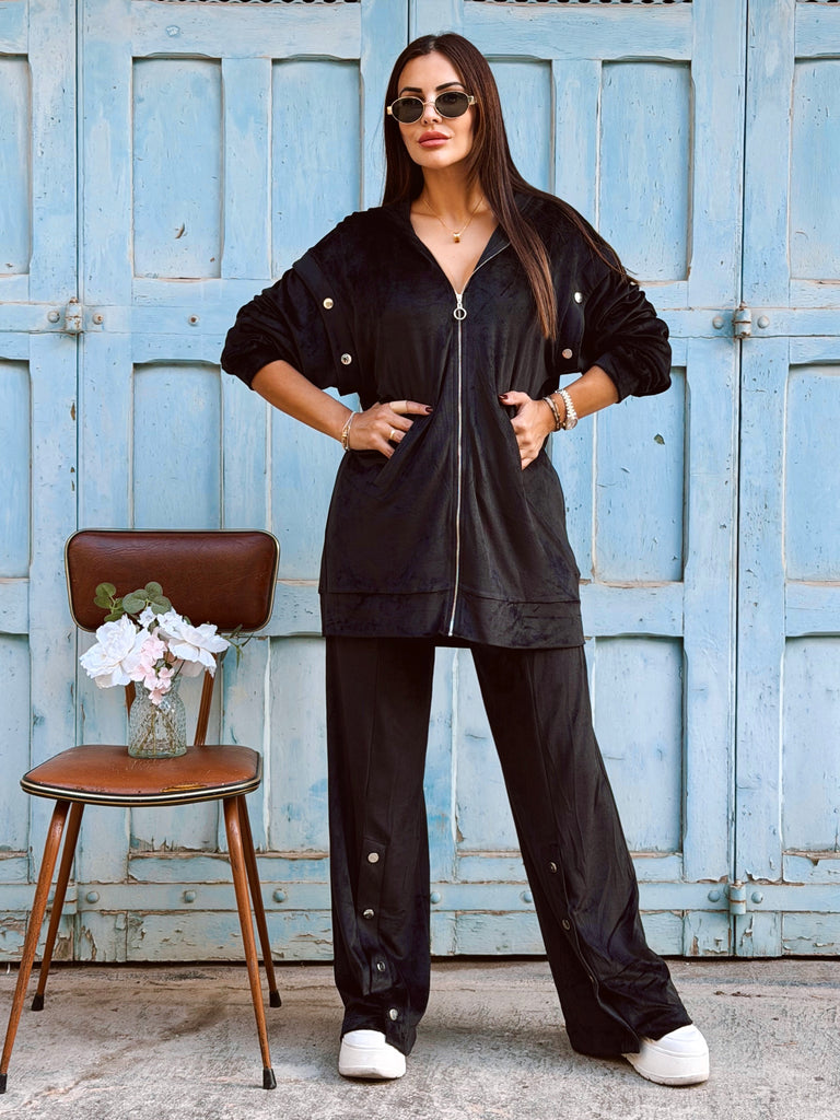 The Belloy Velvet Tracksuit - Plus Size