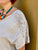 Beige Linen and Crochet Kaftan Dress