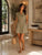 The Valeria Linen Mini Dress - Bougie Collection