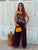 Mocha Meadow Silk Embroidered Co-Ord