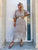 Taupe Layered Silk Dress