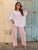 LA Viscose Knit Set - Rose