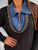 Oriane Jewel Trim Denim Collar Knit - Black
