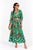 Verde Jardin Silk Shirt Dress