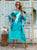 Élan d’Azur Pure Silk Kaftan