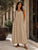 The Elara Linen-Blend Maxi Dress - Bougie Collection