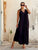 The Black Sienna Flow Maxi Dress