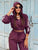 Montbrun Premium Tencel Tracksuit - Plum