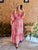 Fucshia and Pearl Boho Dress