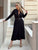 The Delphine Knit Pleated Dress - Le Petit Paris Collection